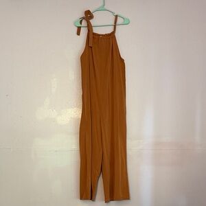 Women's Red Brown Jumpsuit